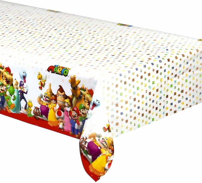 Super Mario tafelkleed 120 x 180 cm