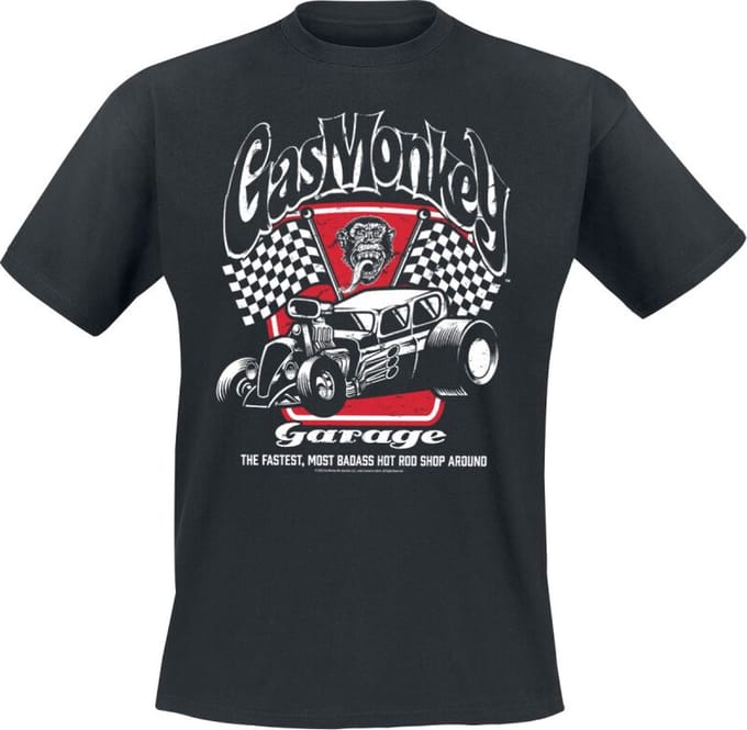 Gas Monkey Garage Badass Gas Monkey Garage Heren T-shirt - zwart - L
