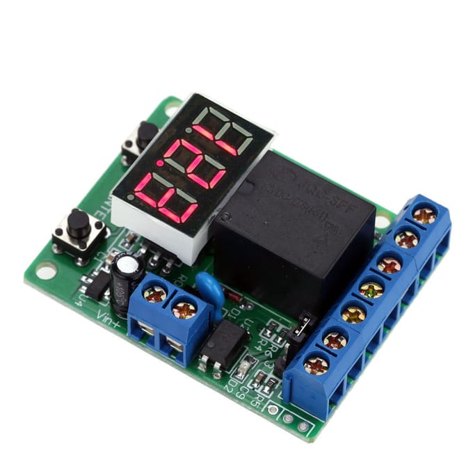 DC 12V spanningsdetectie opladen ontladingsmonitor testrelaisschakelaar besturingskaartmodule