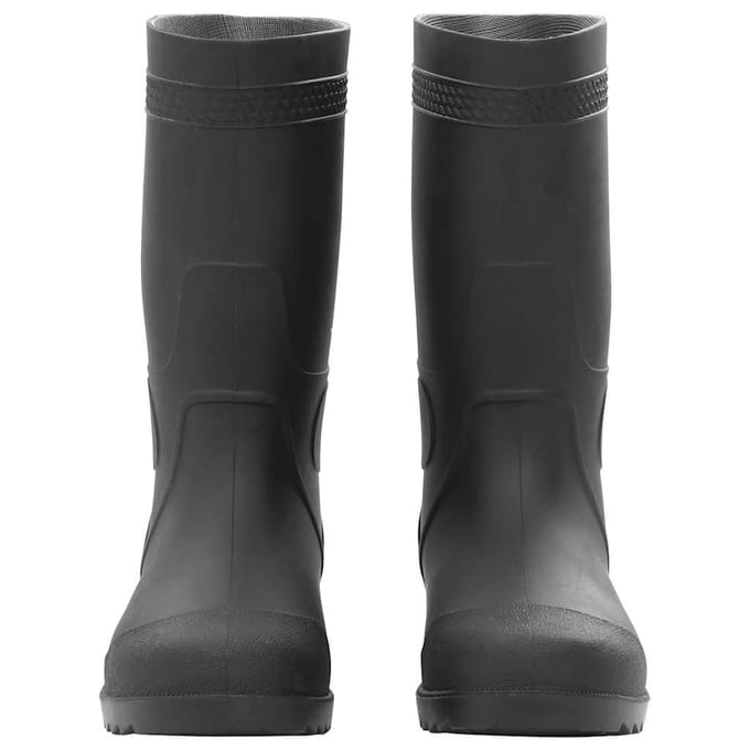 vidaXL Regenlaarzen maat 38 PVC zwart