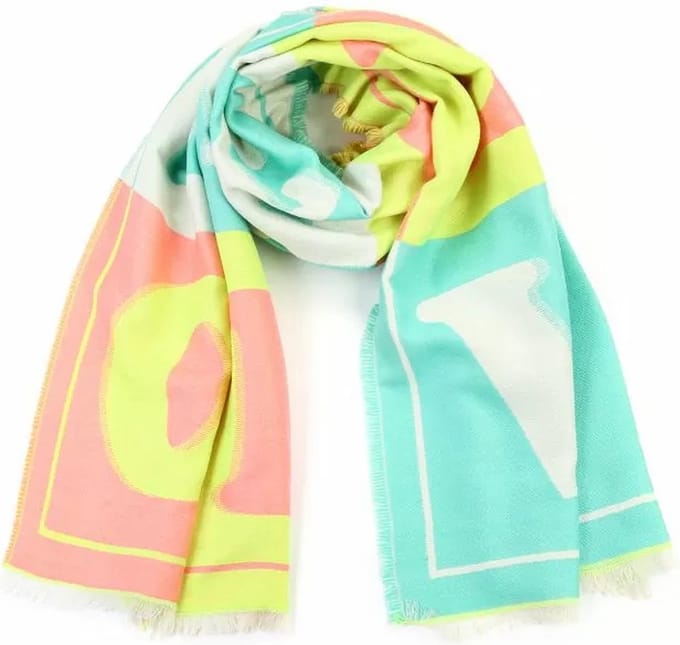 Bijoutheek Sjaal (Fashion) Love Blue