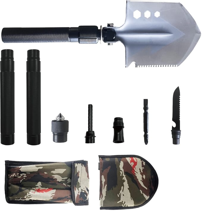 MASTERPROOF Multifunctionele schep, "survival", 12-in-1