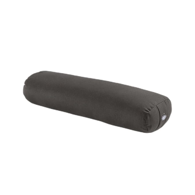 Yoga Bolster voor Yin Yoga - yoga bolster met kapok vulling - wasbare overtrek van katoen - yogakussen geweldig voor resterende yoga (Special Edition)(Antraciet)