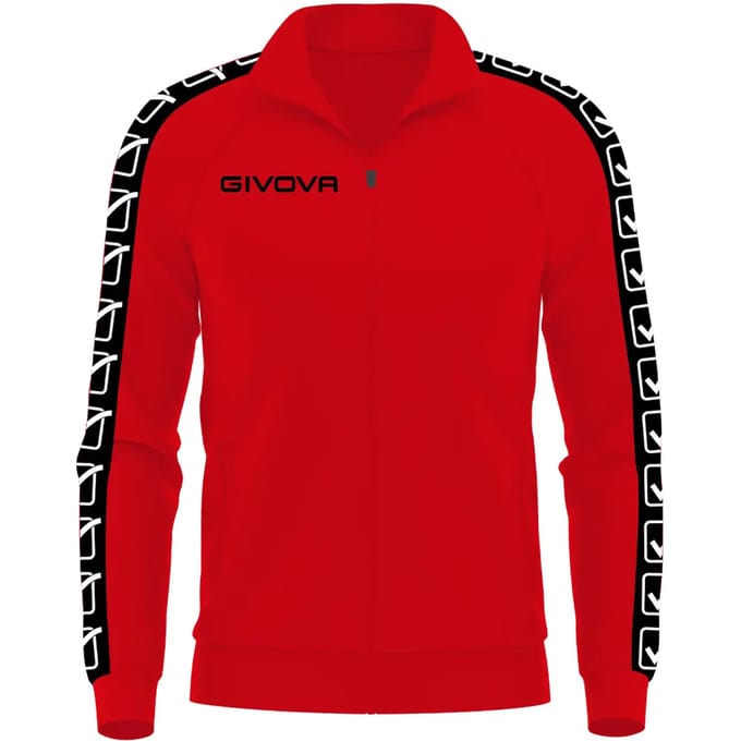 Gebreid trainingsjas met bandjes Givova