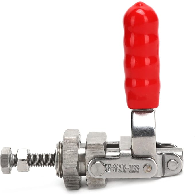 Pince à bascule Push Pull SD LD 36202MSS Dispositif de serrage en acier inoxydable Capacité 100 kg 220,5 lb red