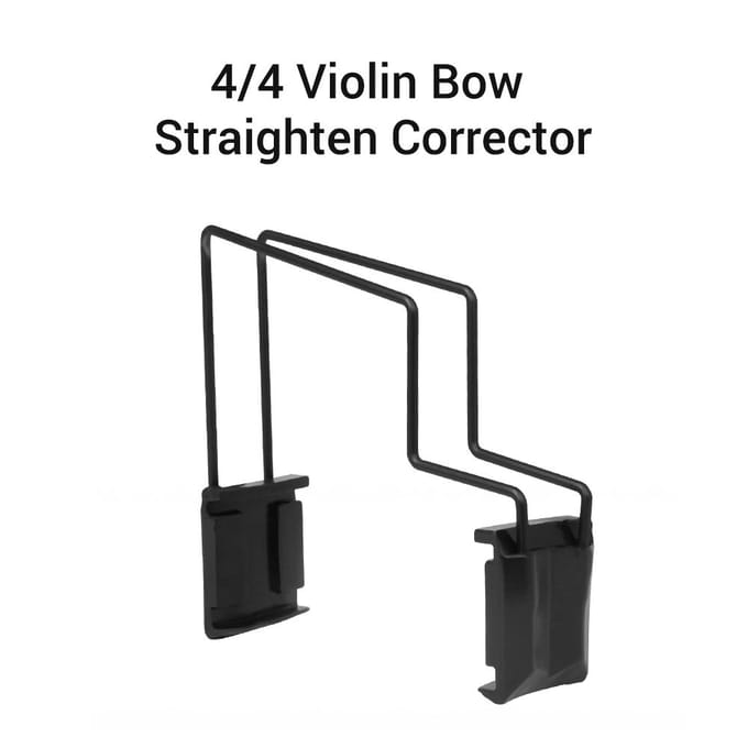 4/4 strijkstokcorrector voor viool Fiddle Straighten Adjuster Collimator voor vioollestraining zwart