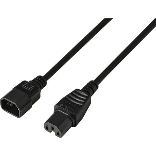 Sygonix SY-7154268 Stroom Netkabel Zwart 3.00 m