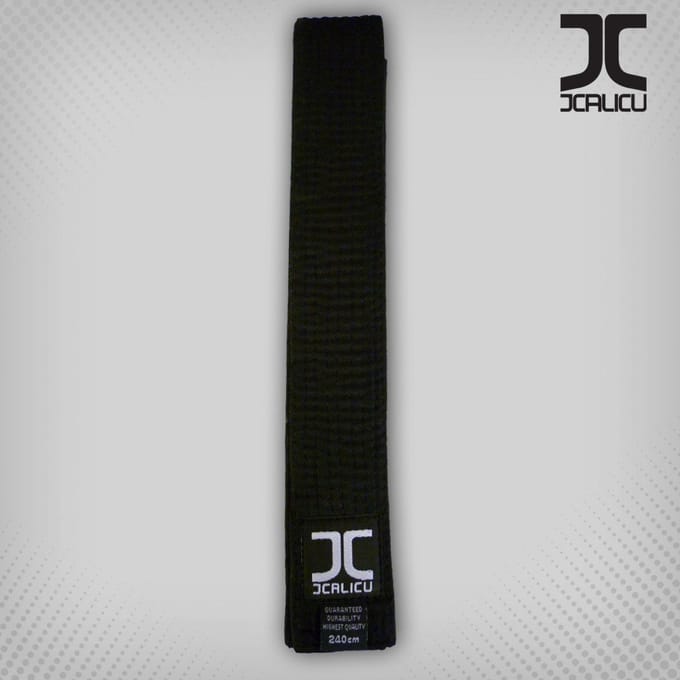Fighter taekwondo-band JCalicu | Zwart (Maat: 320)