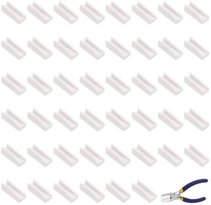 Dailygoody - Plastic Platte Neus Tang Vervanging - 48 Stuks