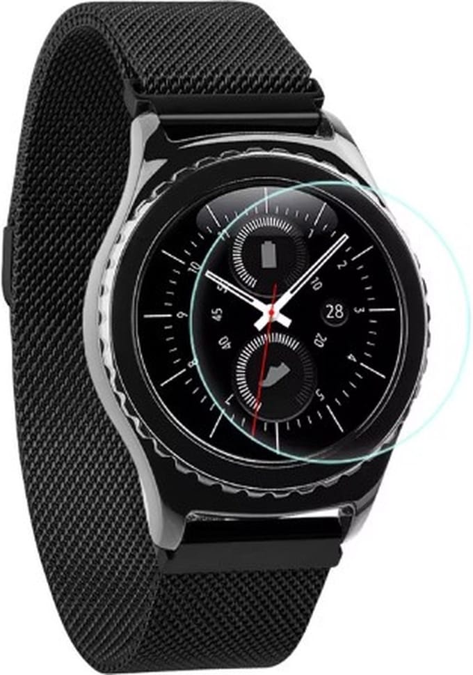 New Age Devi - Bescherm je scherm - Screen protector - 46mm - Transparant - Geschikt voor Samsung Gear S3