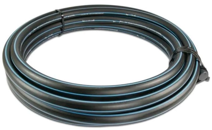 PE80 Waterleiding Buis 25mm, 1m, PE Buis