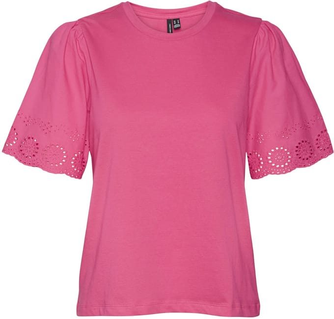 VERO MODA - VMEMILY SS O-NECK TOP JRS GA - Dames - Blouses