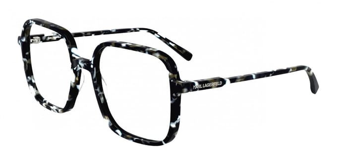 Karl Lagerfeld Kl6192 016 Damesbril Marble Black/55-19-140 black