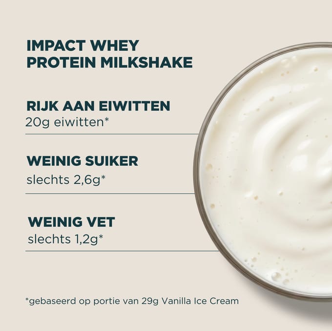 Impact Whey Protein Milkshake - 930G - 30servings - Naturel