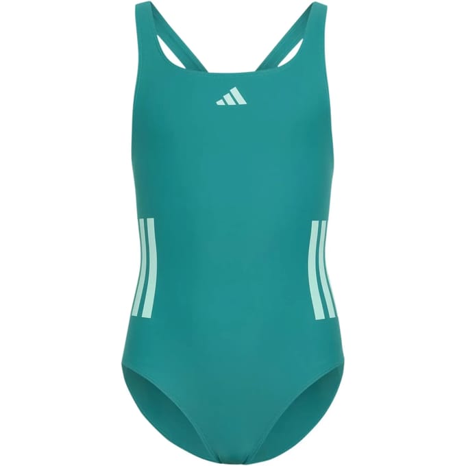 Adidas Performance 3-Stripes C-Back Badpak Kids - Kinderen - Groen