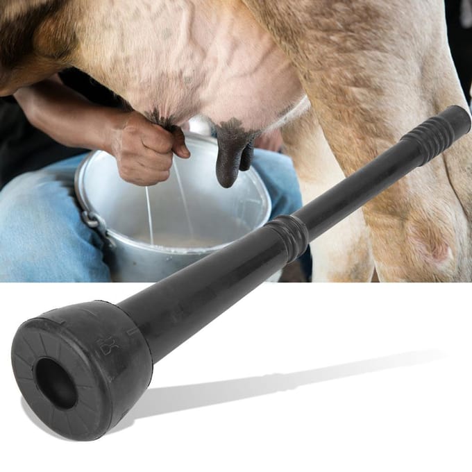 4 stuks Zwarte Rubber Voeringen Accessoires voor Koe Melkmachine Eenvoudige Installatie gray