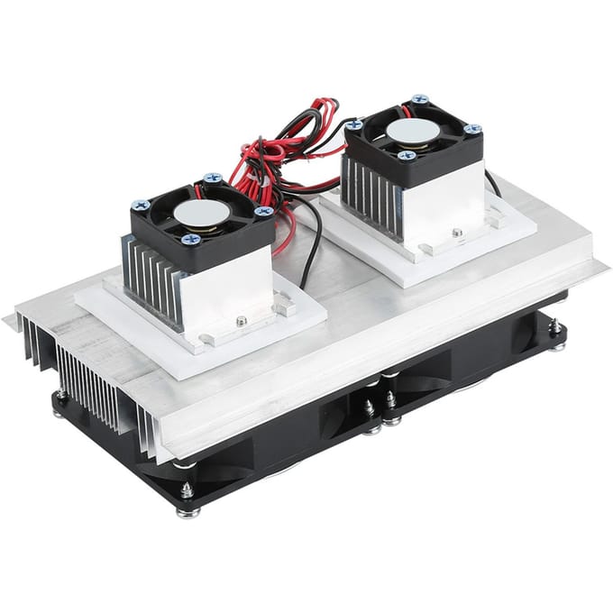 Halfgeleider Koeling Koelapparaat Thermoelektrische Koeler 12A 12V Doe-het-zelf Mini Koelkast white