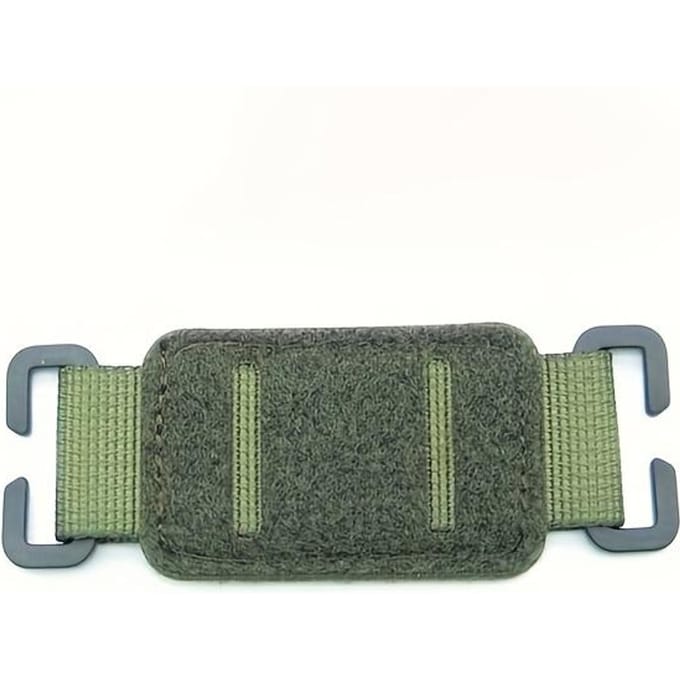Patchs auto-agrippants Nylon Robuste avec Œillets Métalliques, Noir/Vert/Jaune, Universel pour Équipement, Gilets, Gilets & Patchs de Moral gray