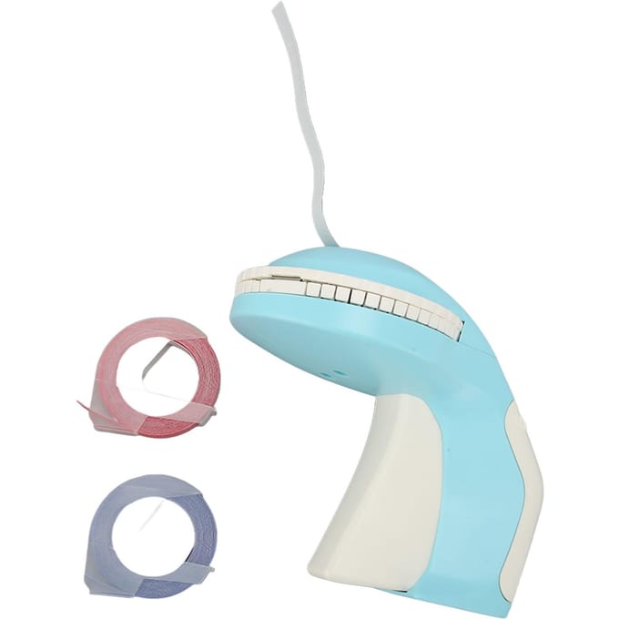 Embossing Label Maker 600dpi DIY Handmatige Labelprinter 3D Draagbare Embossed Label Maker Schrijver Blauw white