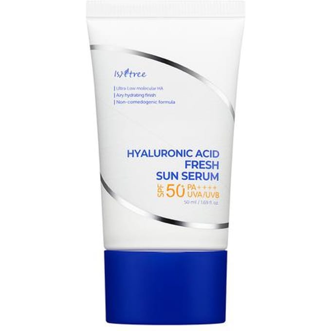 [ISNTREE] Hyaluronic Acid Fresh Sun Serum SPF 50+ PA++++ 50ml white