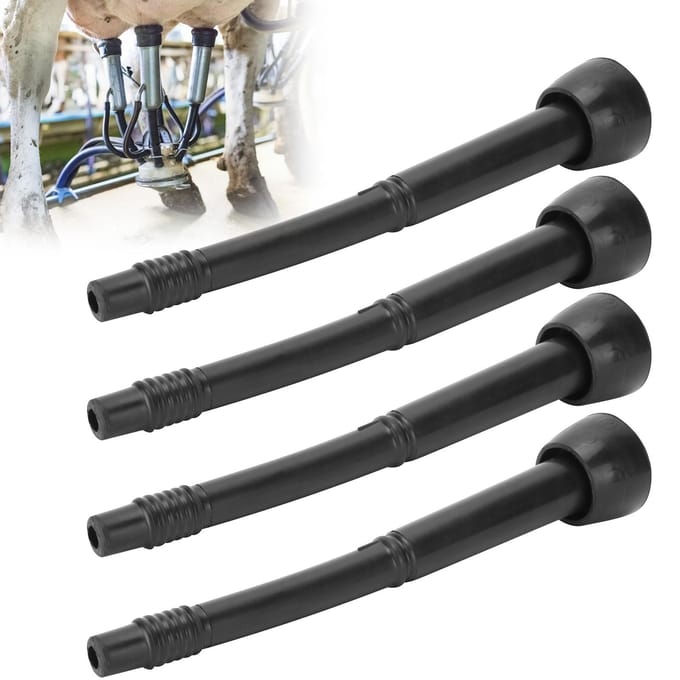 4 STUKS 016U Rubber Melkvoering Gereedschap Vervangingsaccessoires Onderdelen voor Koe Geit Melkmachine gray