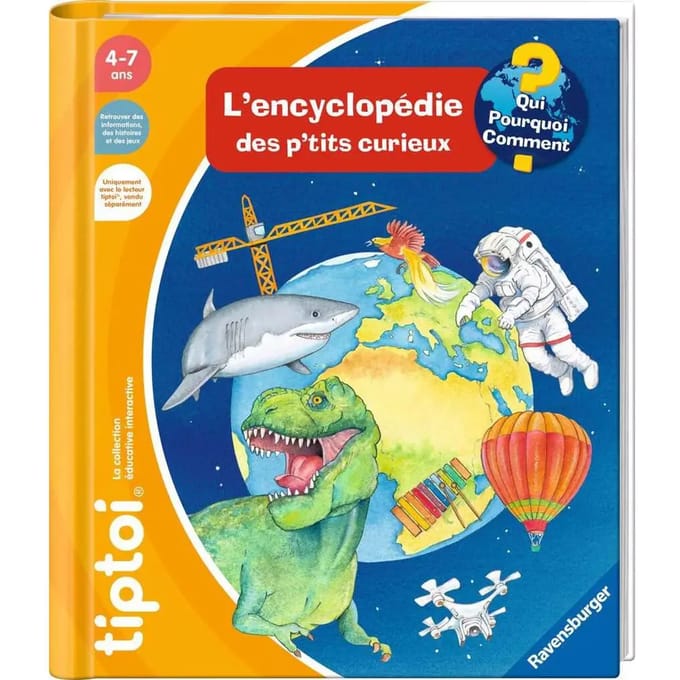 Educatieve spelletjes l'encyclopédie des p'tits curieux tiptoi® (in het Frans) Ravensburger