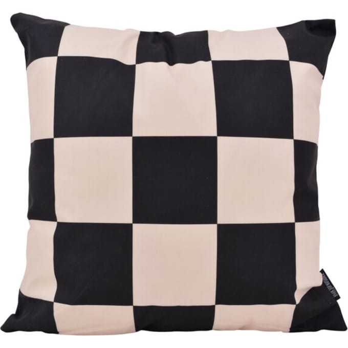 Gek op kussens! Sierkussen checker /beige | 45 x 45 cm | katoen/polyester