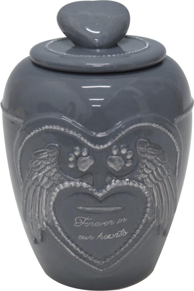 Happy-House Memory Collection Urn - Herdenken - 13.5x13.5x18.5 cm 1 l Hardsteenlook Small