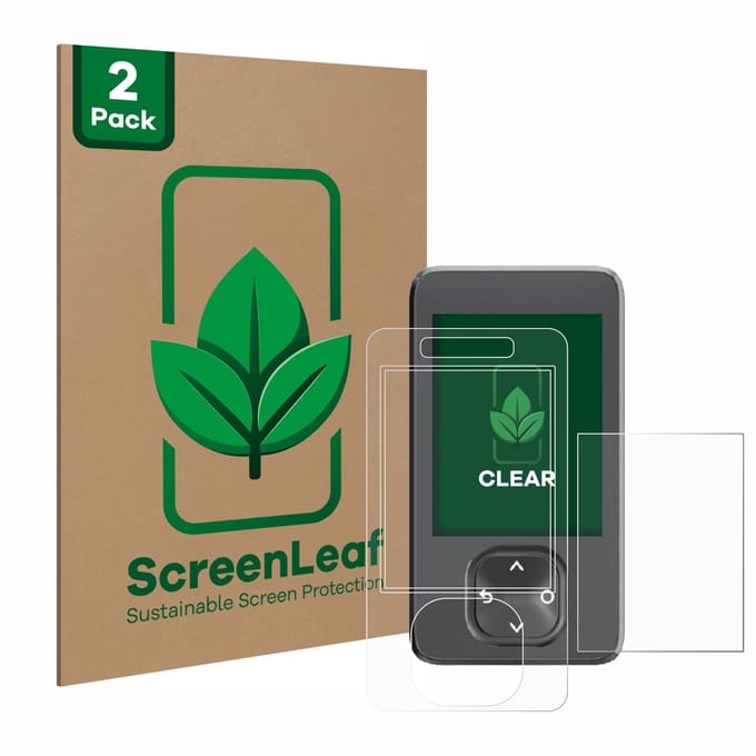 2 Stuks Screenprotector voor Dexcom G7 CGM - Hoogwaardige Beschermfolie transparant