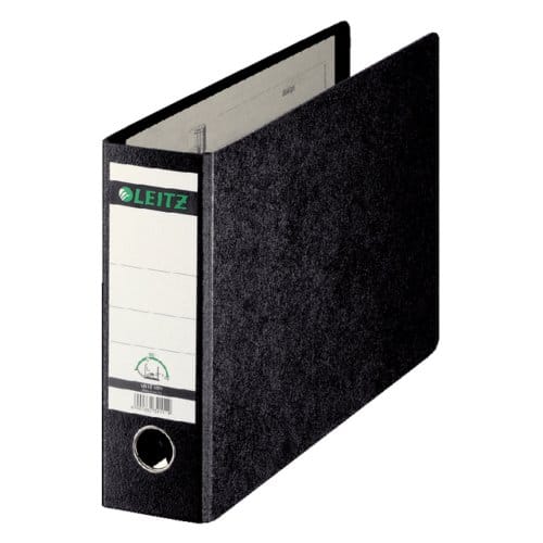 Leitz  ordner formaat A4 dwars rug 77mm karton zwart