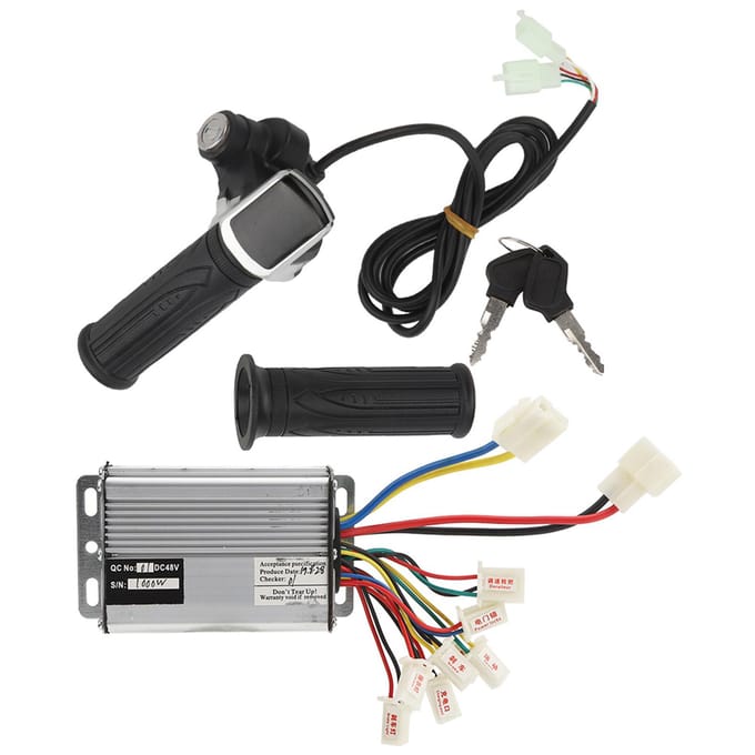 48V 1000W Controller Set met Slot Accessoire voor E‑Bike Elektrische Scooter Elektrische Driewieler black