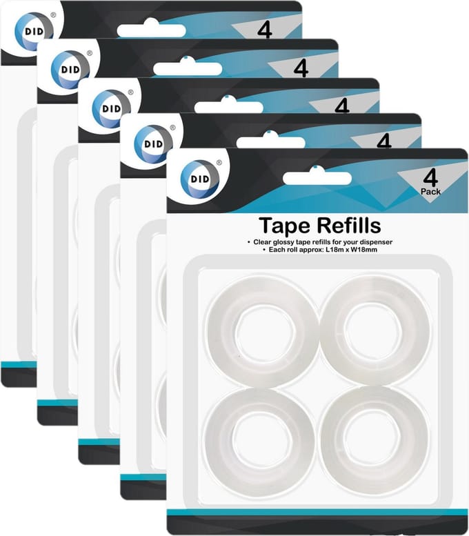 20x Rolletjes plakband voor plakbanddispensers