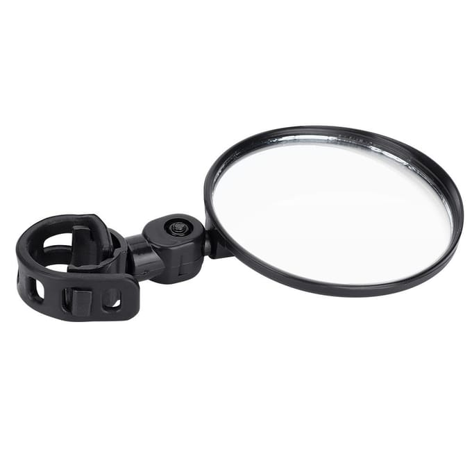 Rétroviseur de guidon de vélo et moto, rotation à 360°, accessoire de vélo gray
