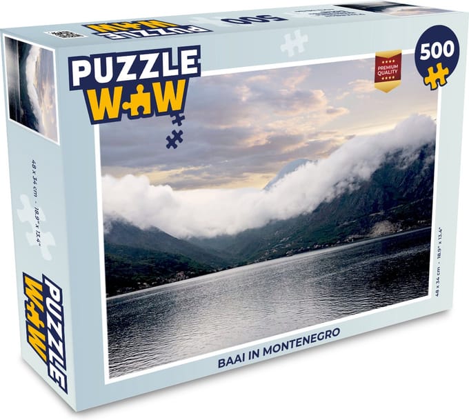 Puzzel Baai in Montenegro - Legpuzzel - Puzzel 500 stukjes
