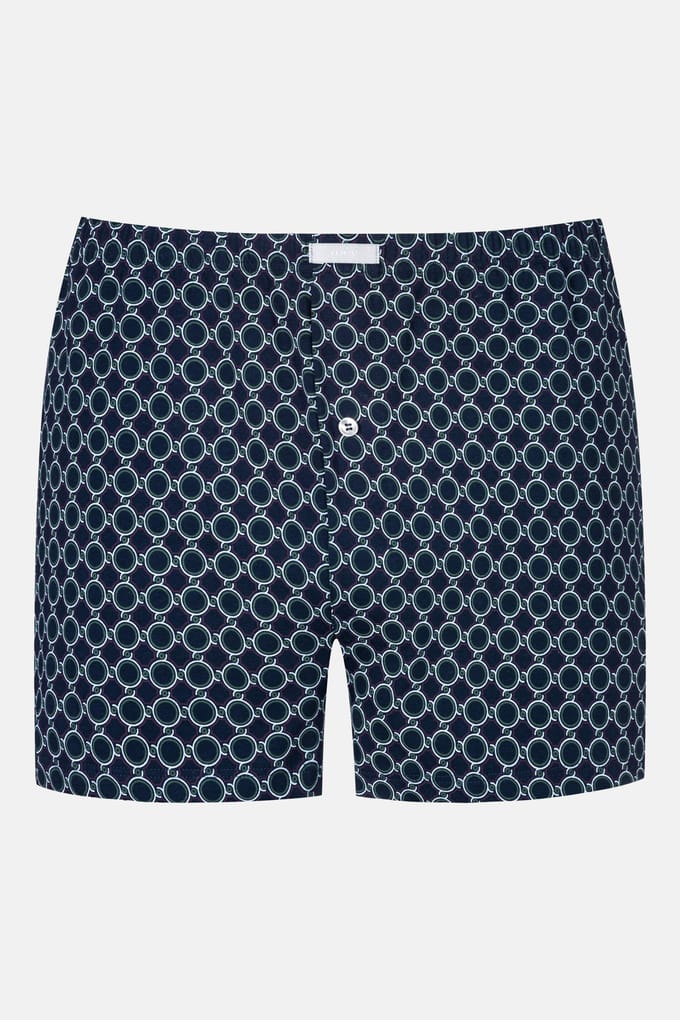Boxershort Serie Sleek Circles Yacht Blue