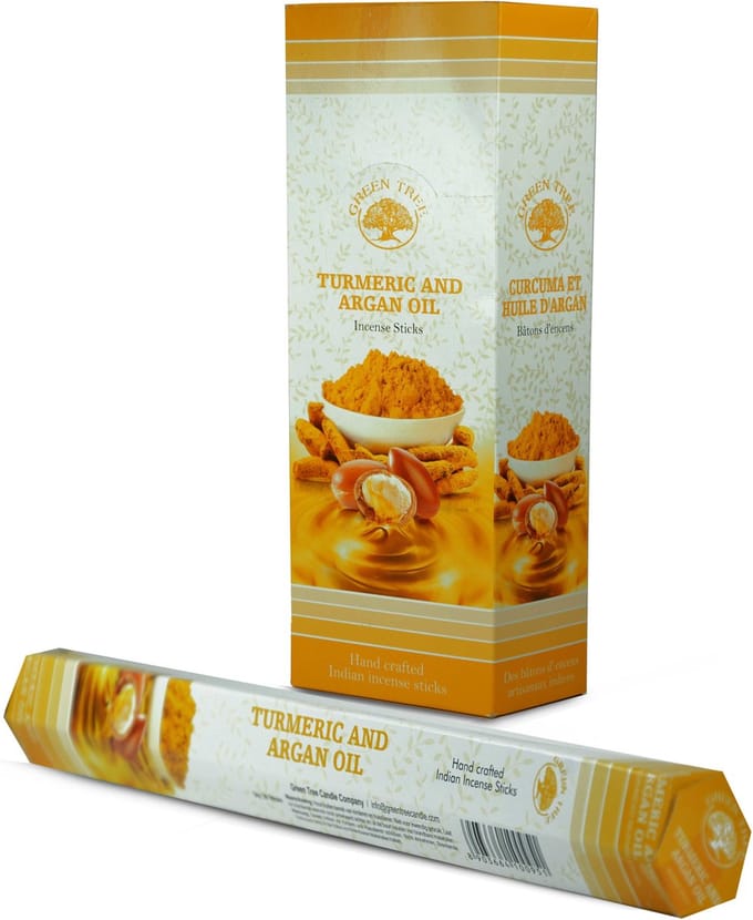 Green Tree Wierook tumeric argan oil 20 Stuks