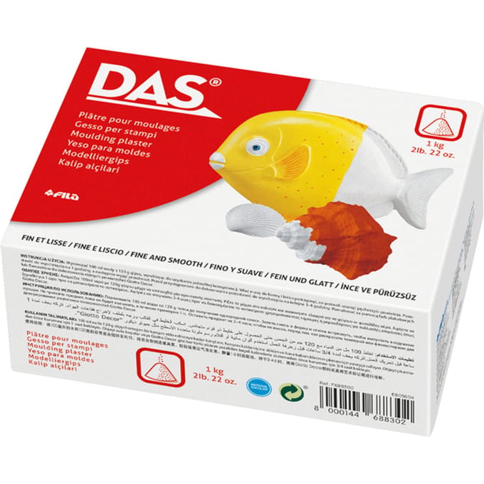 Gipspoeder DAS 1000 gram wit