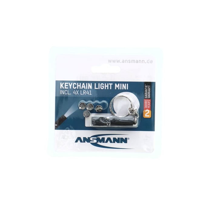 Ansmann Keychain Mini 1600-0272 Sleutelboslamp LED Met sleutelhanger werkt op batterijen 14 g