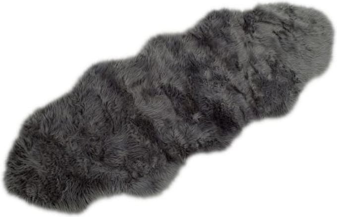 Schapenvacht 180 cm grijs