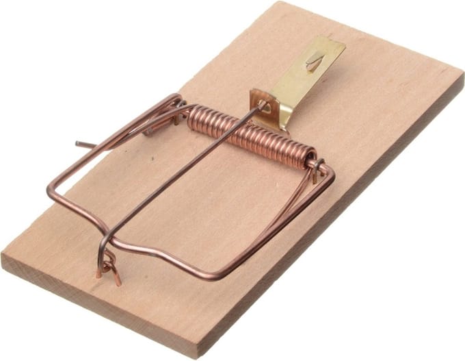 Nature Rattenval - 1x stuks - 17 cm - rattenklemmen - ongediertebestrijding