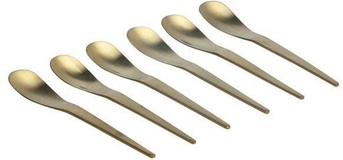 FERVEO TARZ THEELEPEL | 6-STUKS MAT GOUD