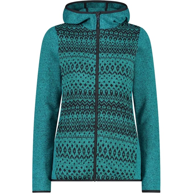 Dames fleece met capuchon CMP