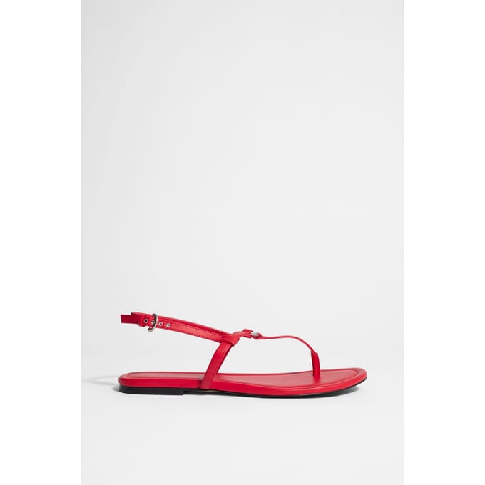 & Other Stories Dione Summer Flat Red Taglia: 37 | Infradito Outlet | Donna | Rosso