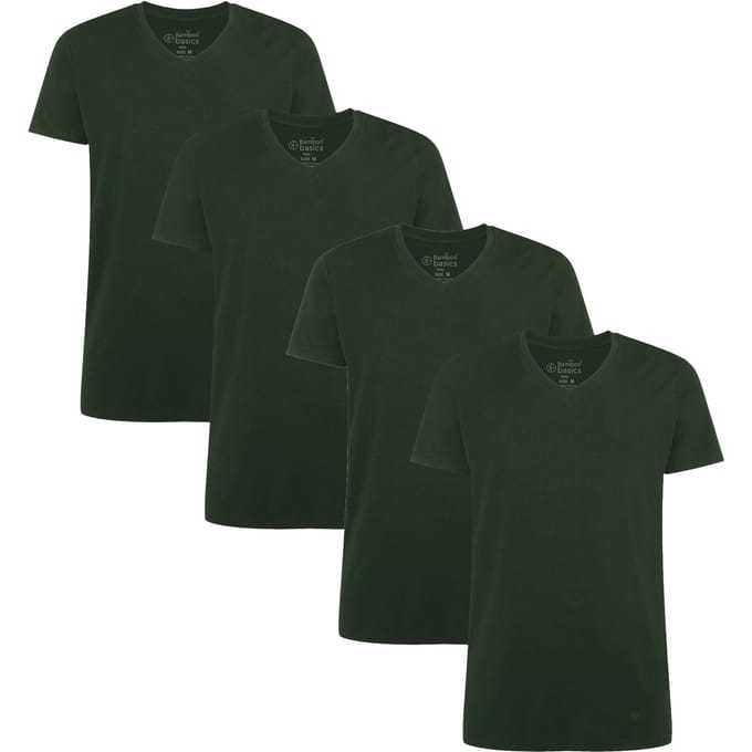 Bamboo basics T-shirt VELO Verpakking van 4