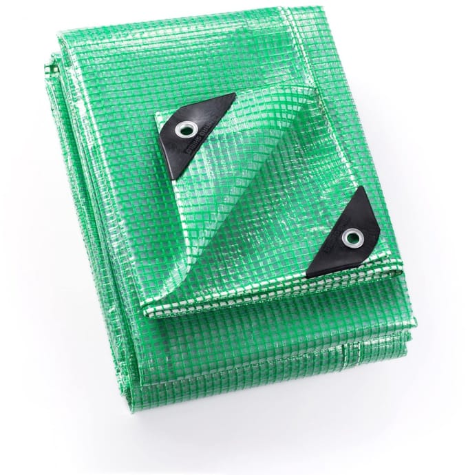Dailygoods - Waterdicht Dekzeil met Oogjes 3x4 m - Scheurvast en UV-gestabiliseerd