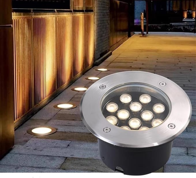 LED Begraven Licht - Inbouw Ondergronds - Tuin Verlichting - IP66 Waterdicht - 15W - Warm Wit