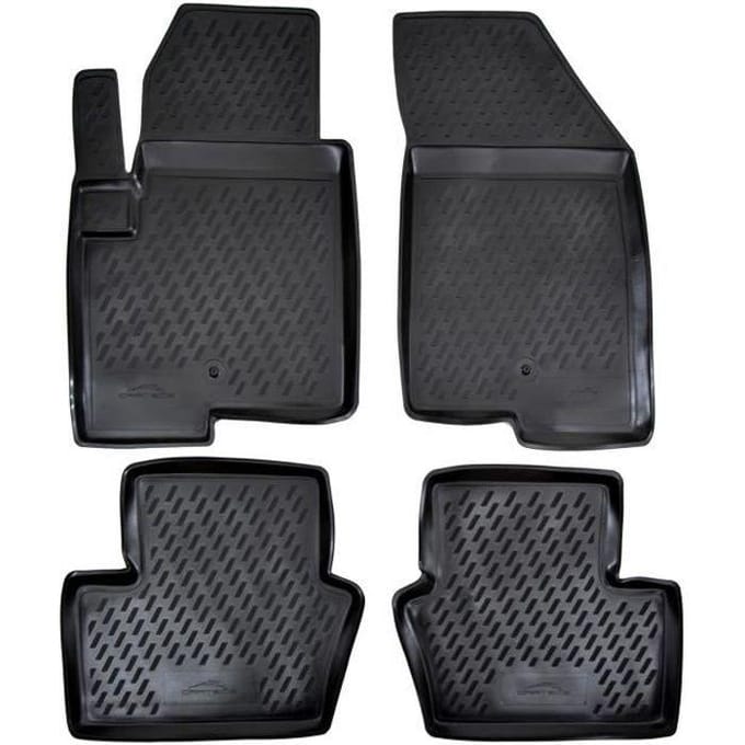 J&J AUTOMOTIVE | Tapis De Sol En Caoutchouc 3D Exclusive Pour Jeep COMPASS 2007-2017 noir