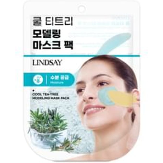 LINDSAY - Modeling Mask Pack - 4 Types Cool Tea Tree