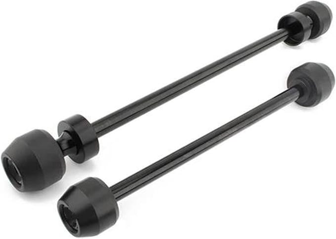 Motorfiets Vork Slider - Frame Beschermer - Val Bescherming - Aluminium Legering - 1 Set - Zwart