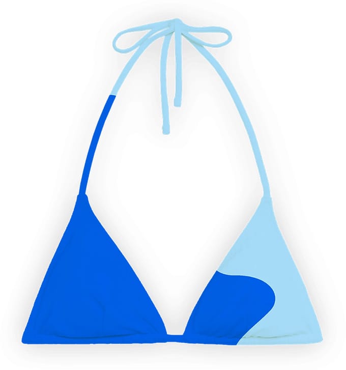 Sea'sons Official - Kleurveranderend - Triangle Bikini Top - OceaanBlauw - L